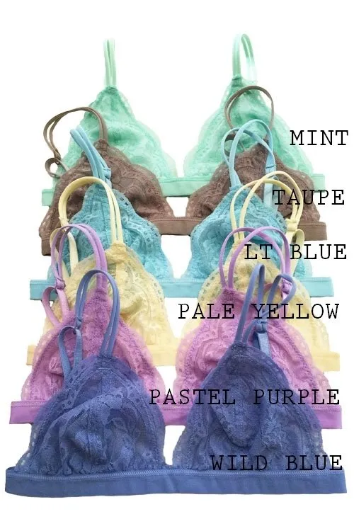 Last Chance! Sheer Triangle Bralette GL3011