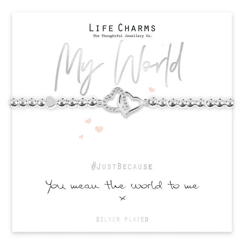 Life Charms Your Mean the World To Me Bracelet