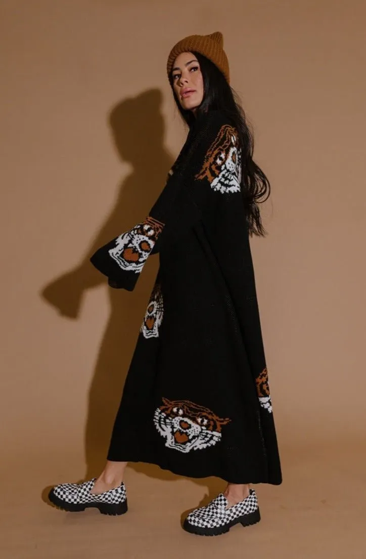 Literally Limitless Oversized Knit Dress in Tigress