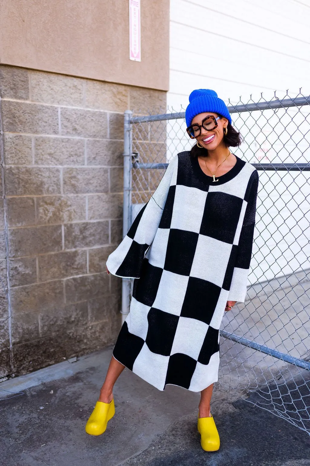 Literally Limitless Oversized Knit Dress