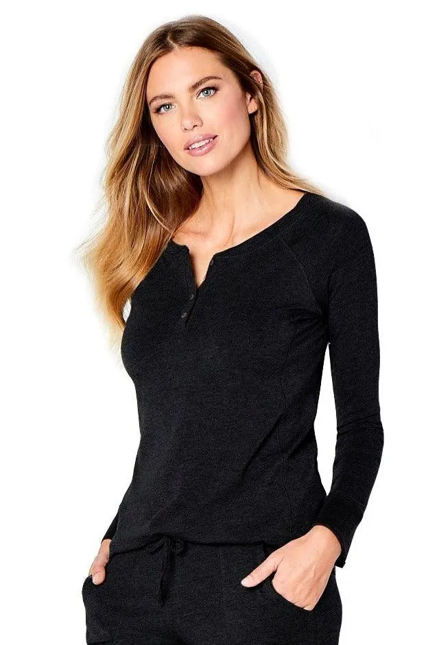 Long Sleeve Henley Tee