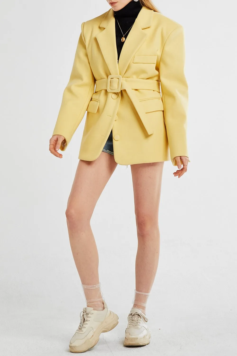 Louna Oversize Belted Jacket