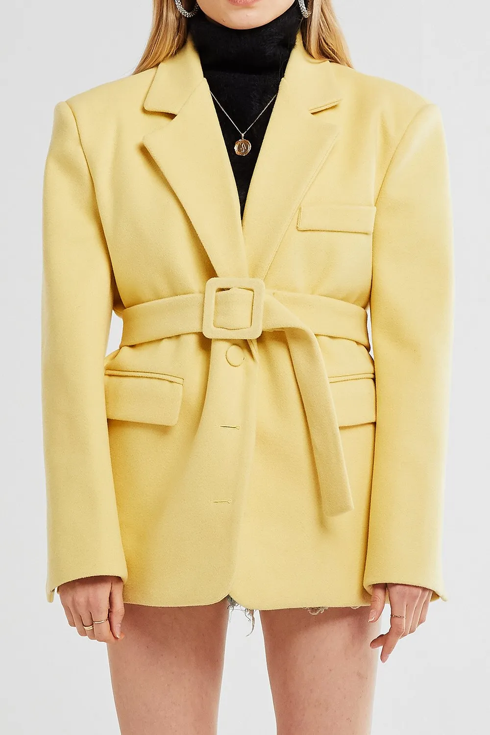 Louna Oversize Belted Jacket