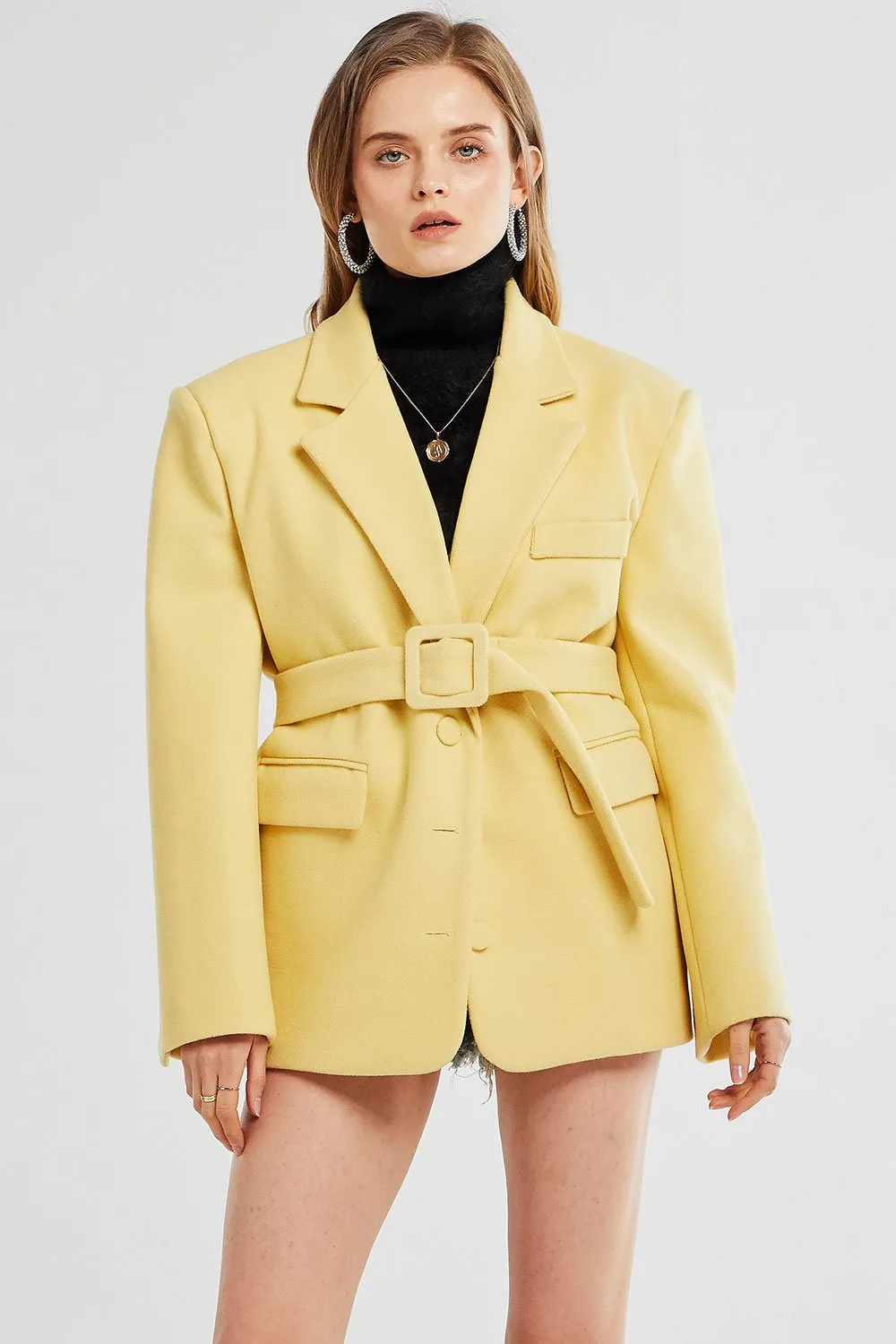 Louna Oversize Belted Jacket