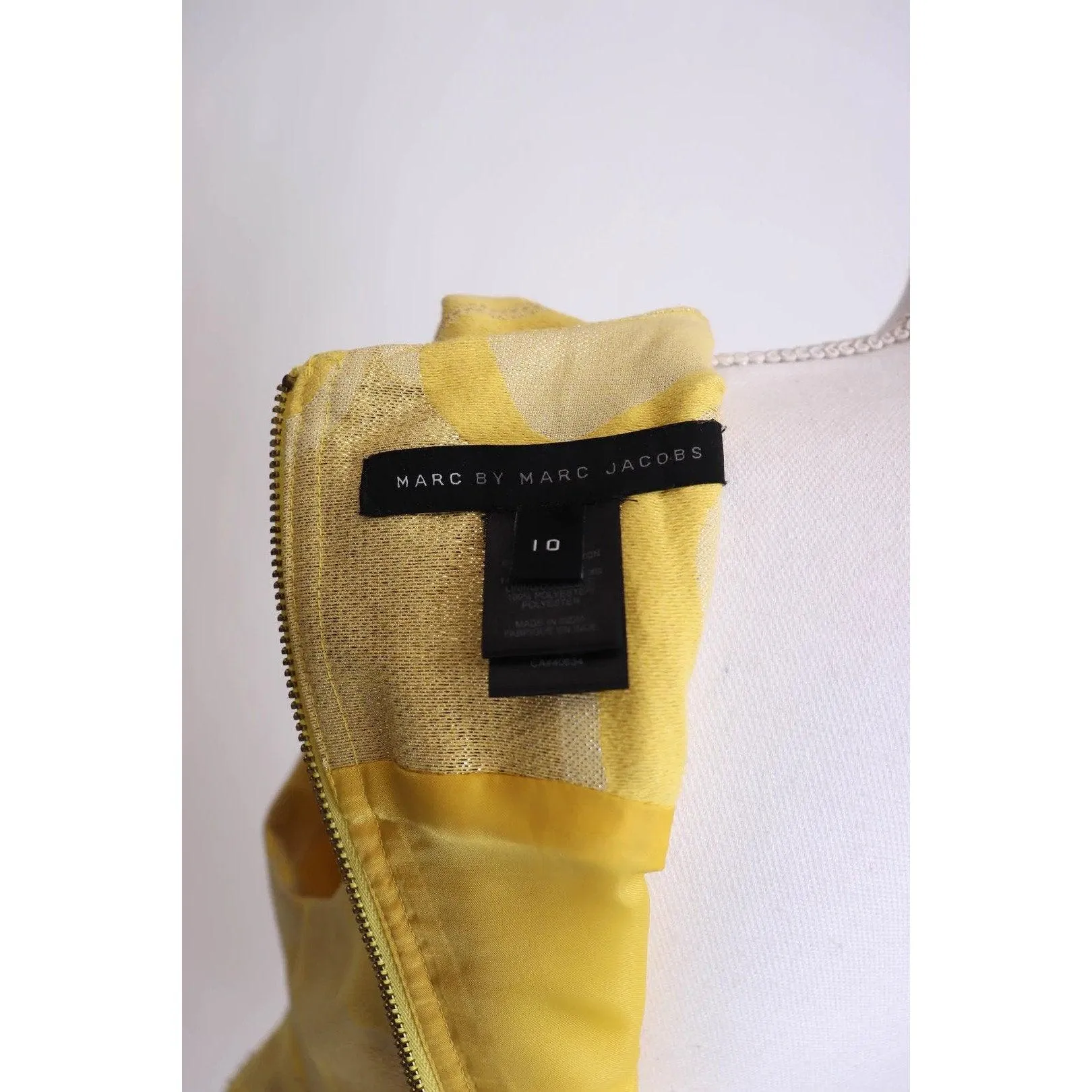 MARC JACOBS 00's Yellow Babydoll Dress | Size M/L