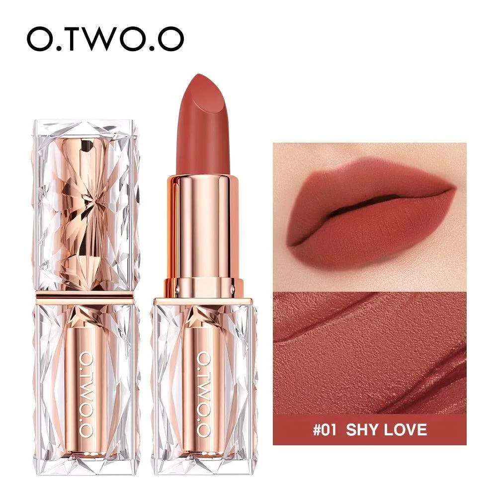 Matte Lipstick 6 Color Waterproof Non-Sticky Cup, Long Lasting Women Sexy Red Velvet Lip Tint Lip Glaze Makeup Cosmetics