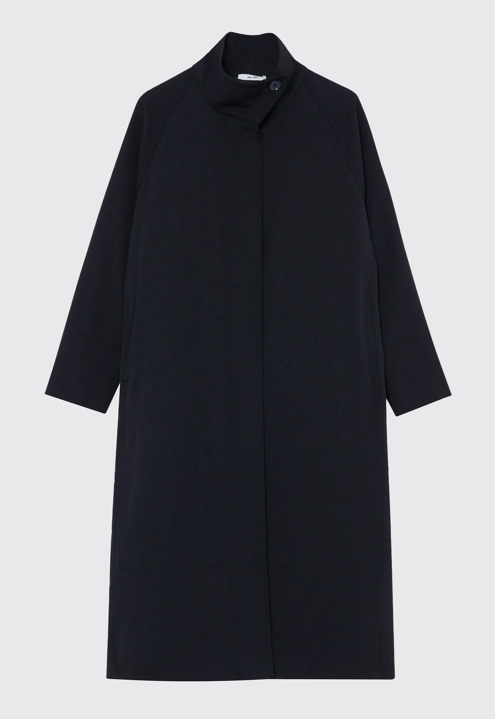 McLaren Wool Twill Coat - Black