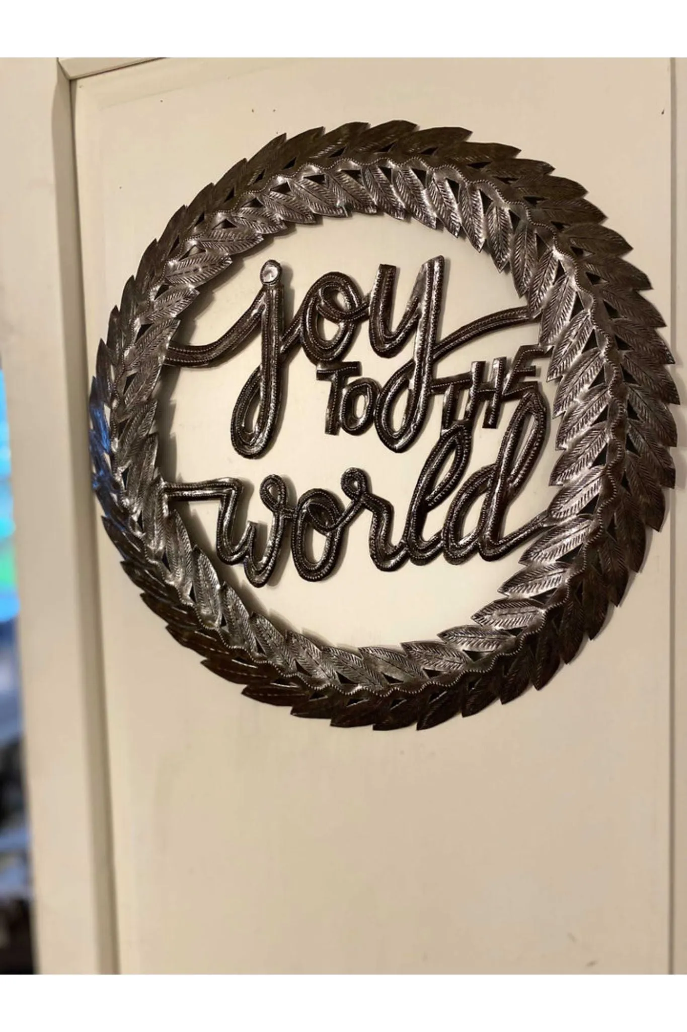 Metal Holiday Wreath