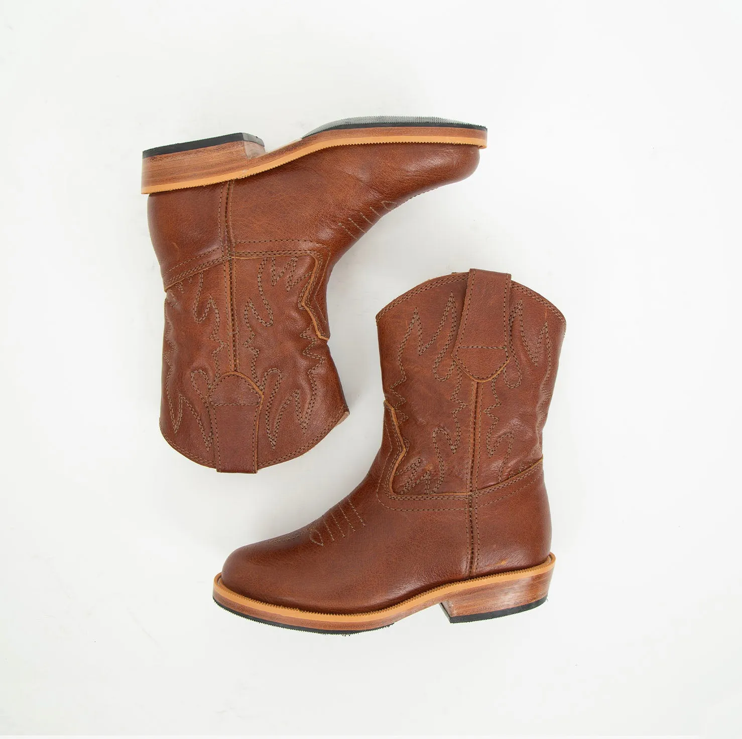 MK221346 - Dirt Kickers Boots Mocca [Western Leather Boots]