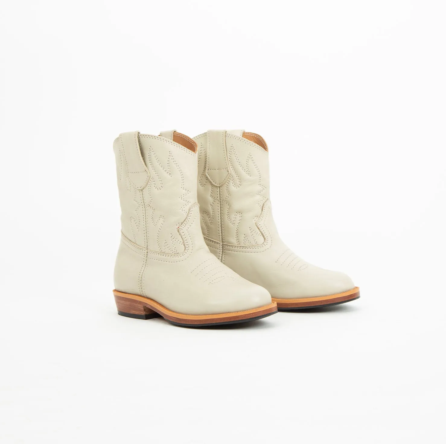 MK22860 - NEW Dirt Kickers Boots Bone [Western Leather Boots]