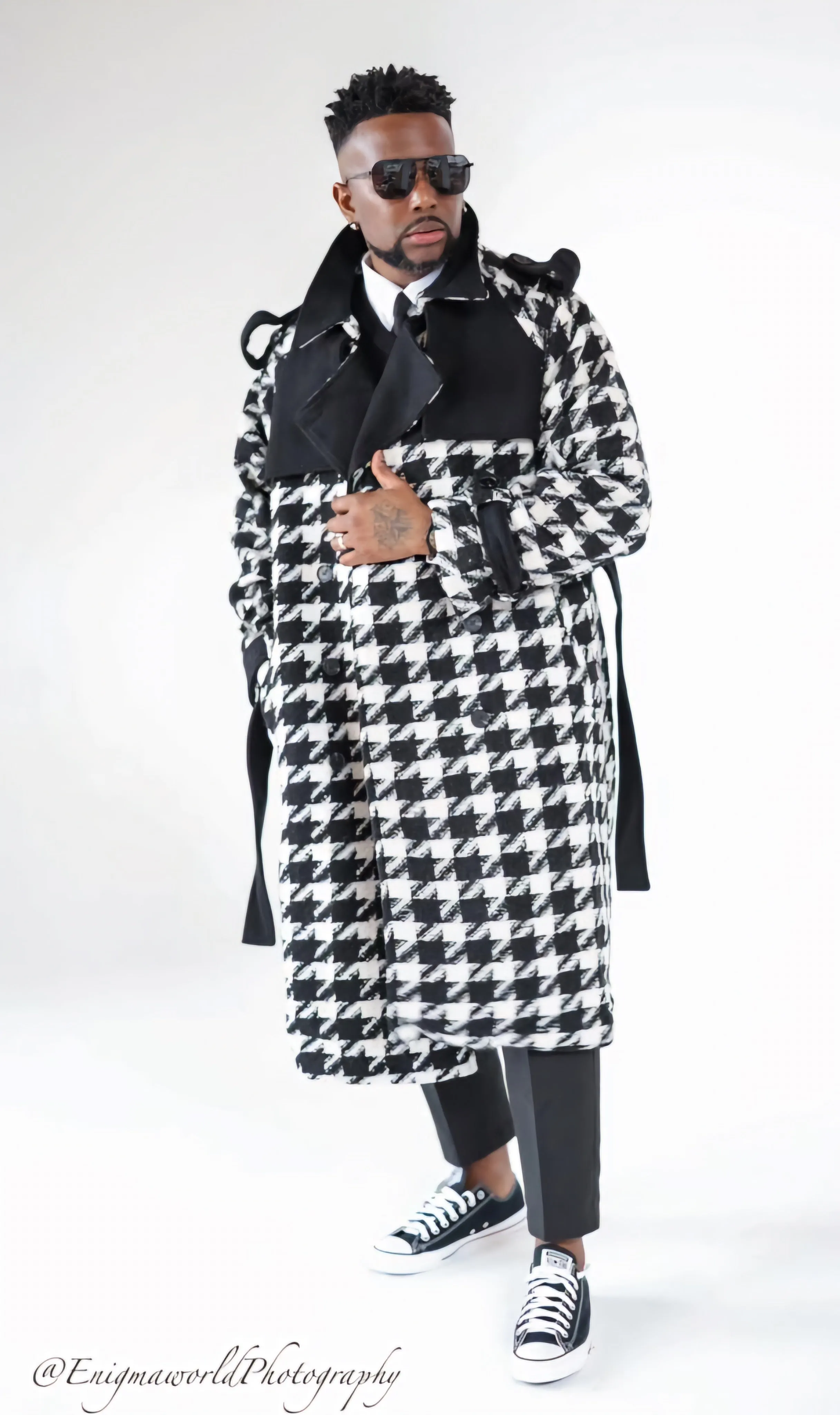 Mr. Houndstooth-Coat