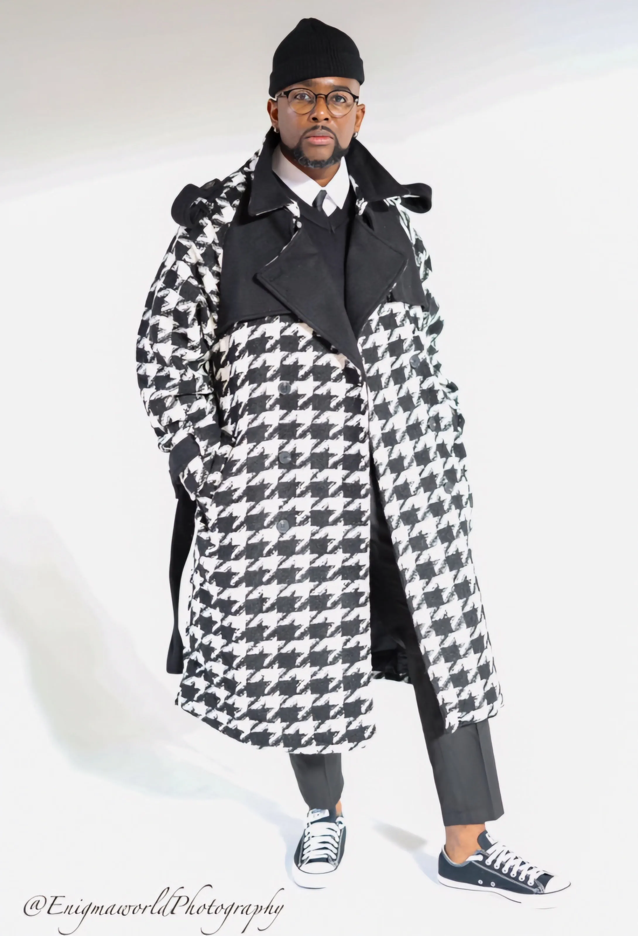 Mr. Houndstooth-Coat