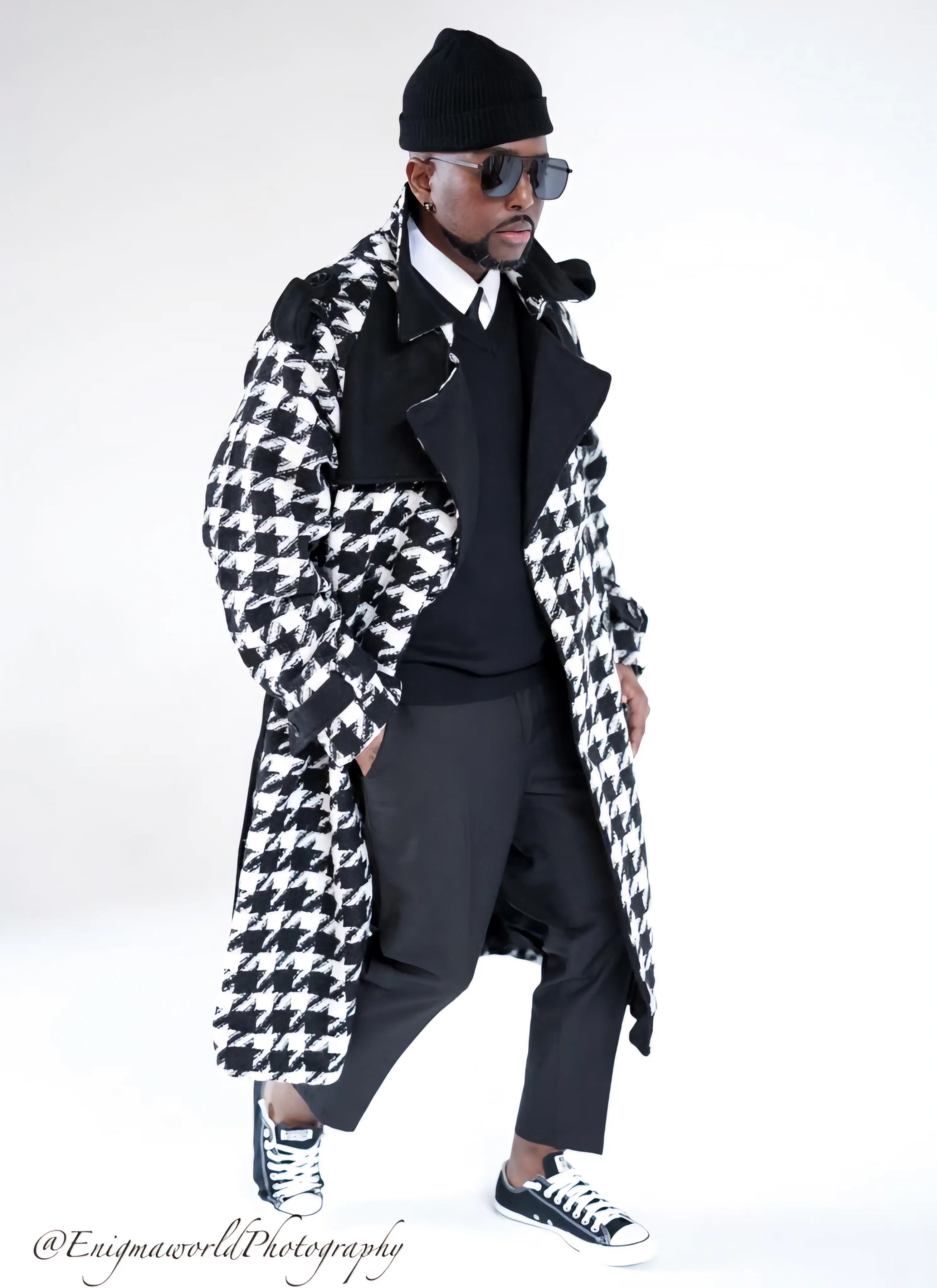 Mr. Houndstooth-Coat