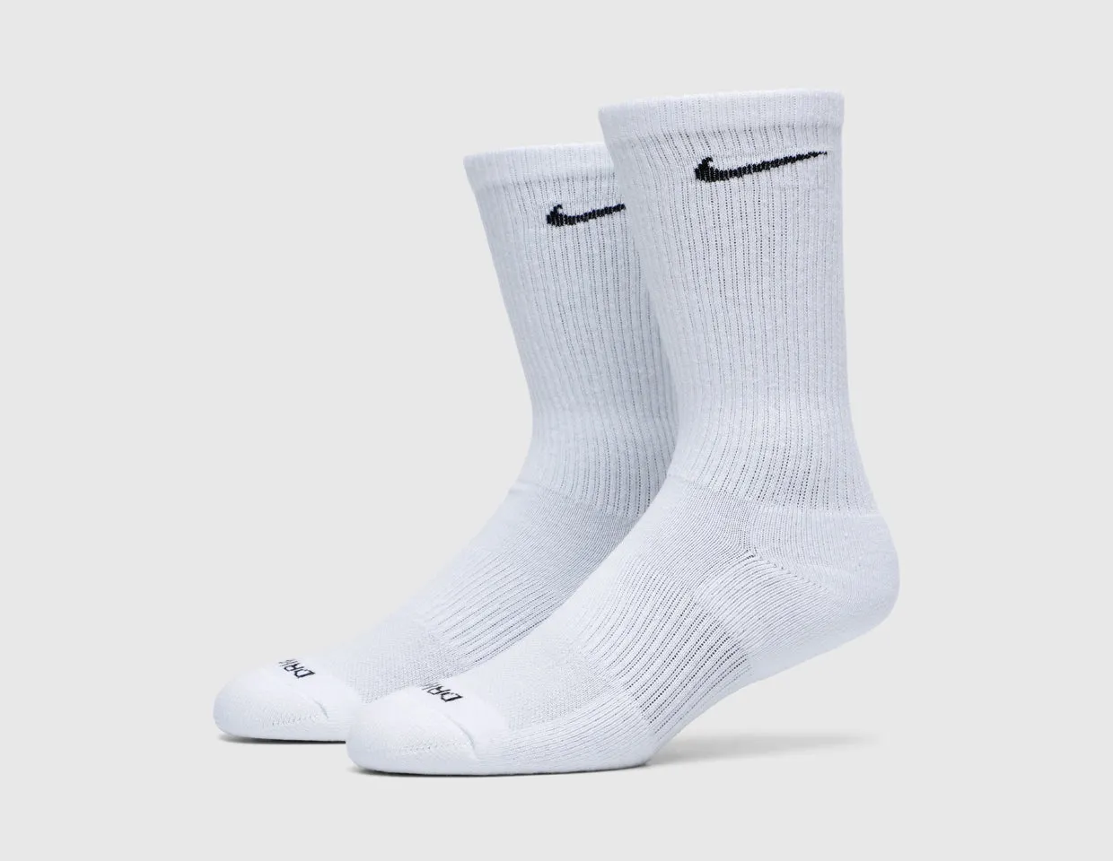 Nike Everyday Plus Cushioned Training Crew Socks (6 Pack) White / Black