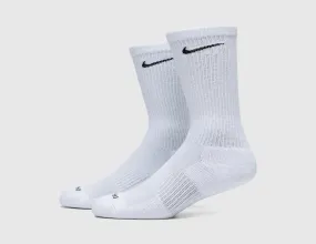 Nike Everyday Plus Cushioned Training Crew Socks (6 Pack) White / Black