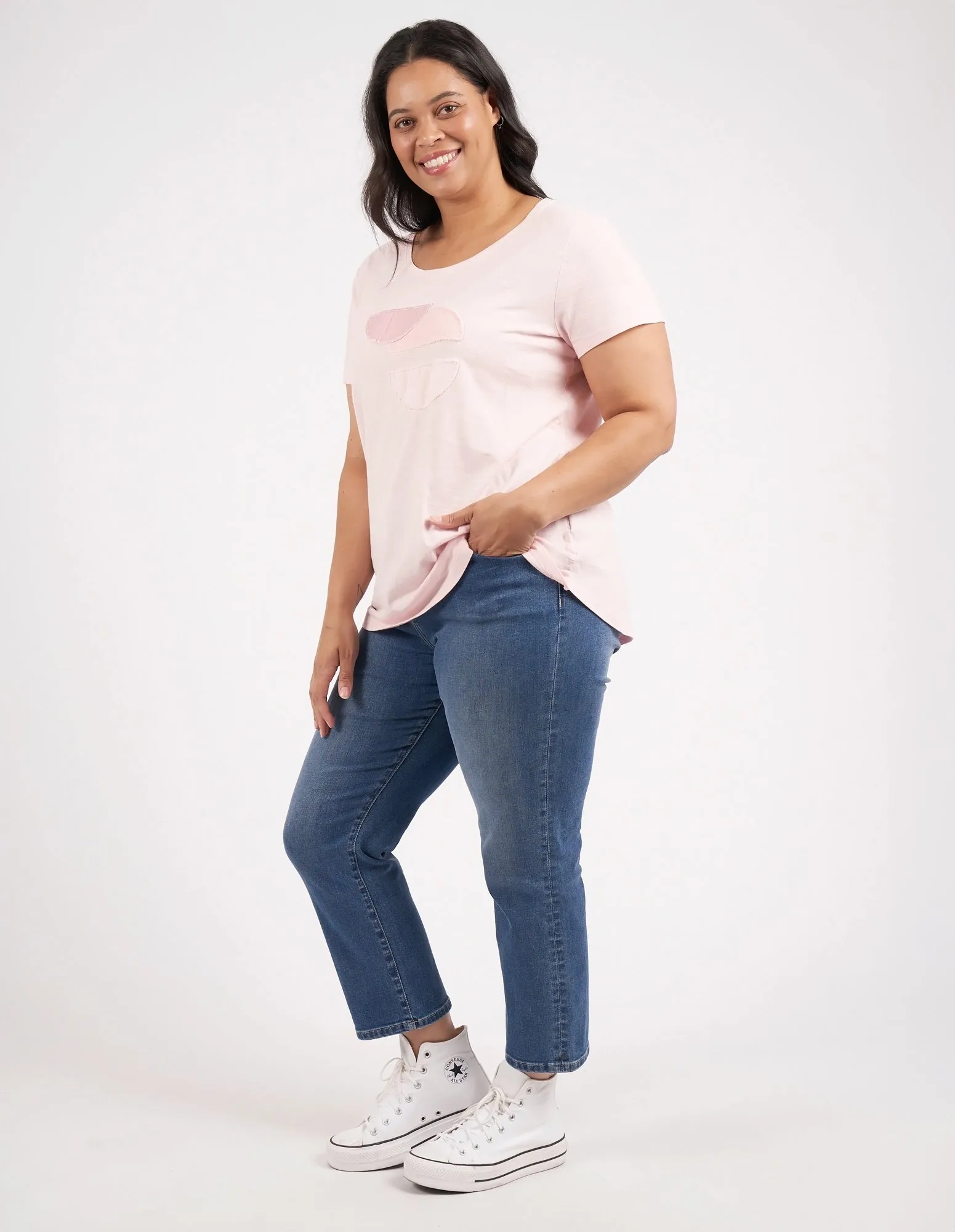 Orbit Tee Powder Pink