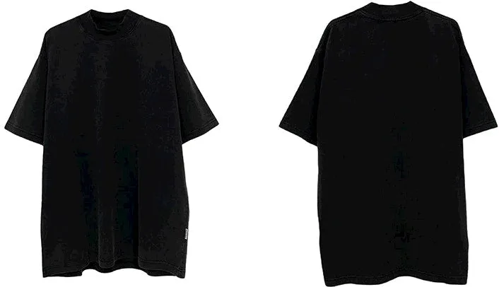 Oversized Semi-Funnel Crewneck Tee