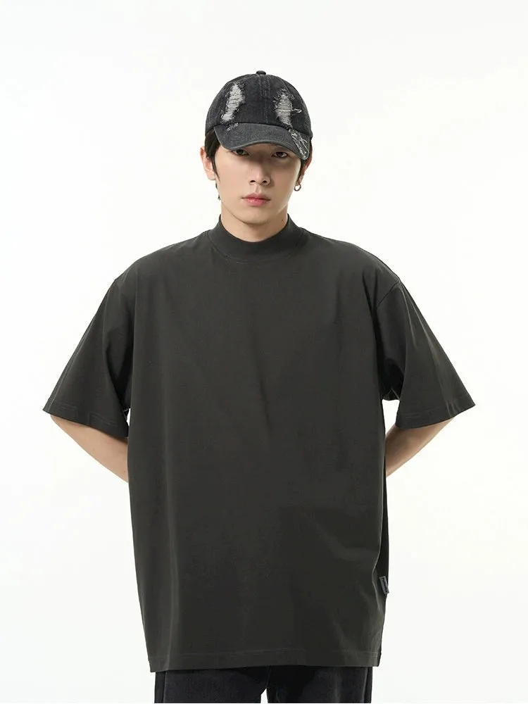 Oversized Semi-Funnel Crewneck Tee