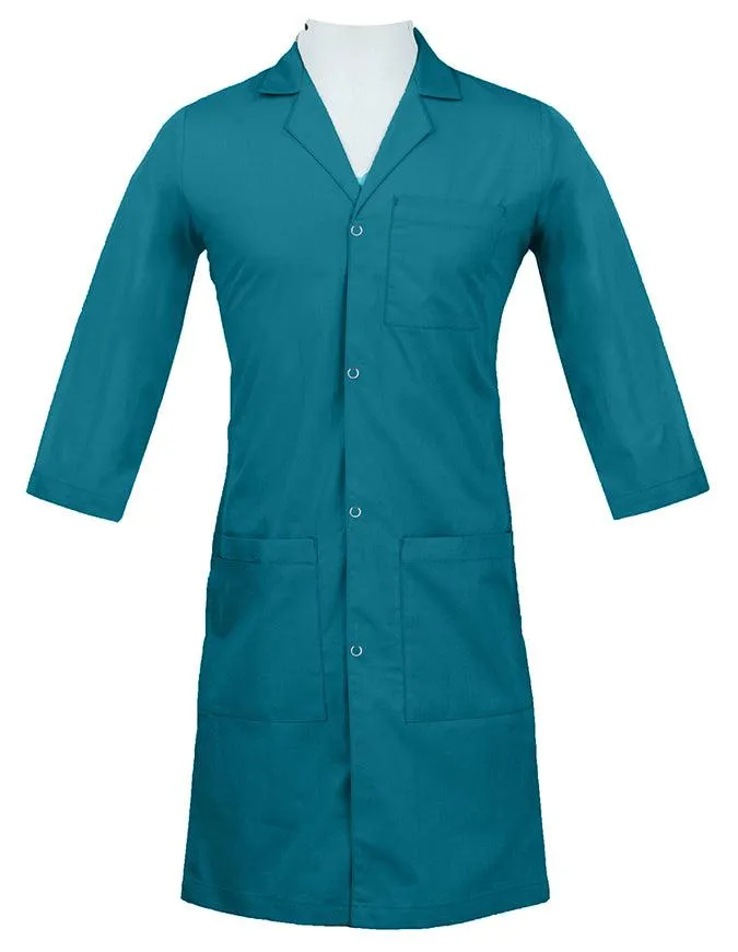 Panda Uniform Unisex Snap Front 40 Inch Lab coat