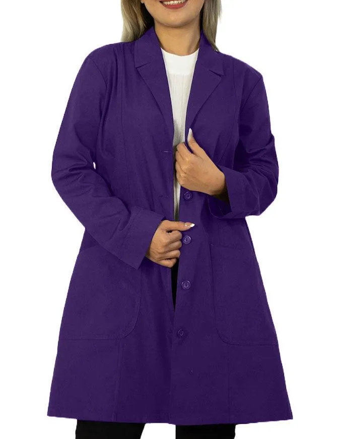 Panda Uniform Women 36 Inch Two Front Pockets Colored Lab Coat