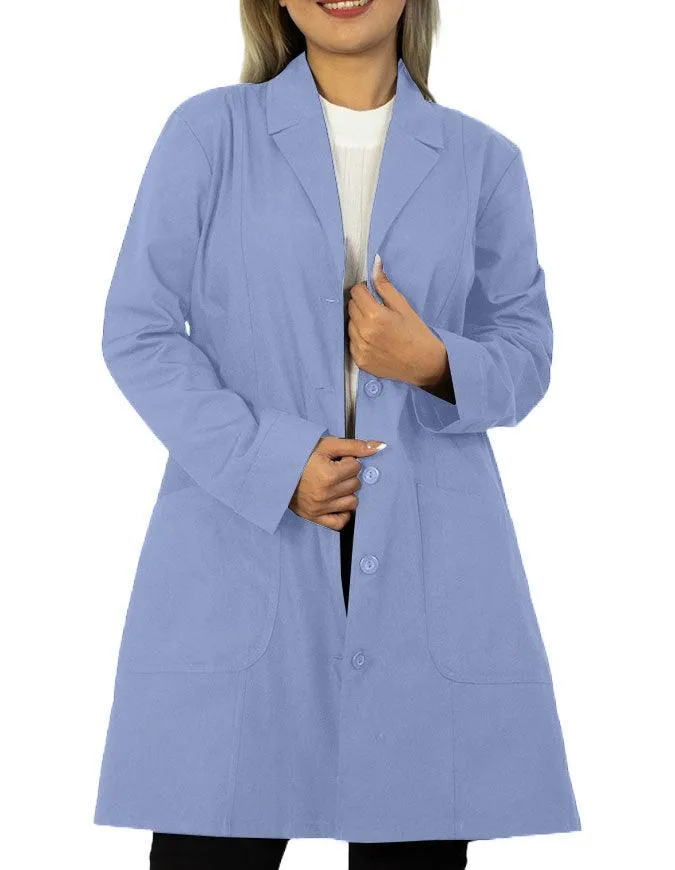 Panda Uniform Women 36 Inch Two Front Pockets Colored Lab Coat