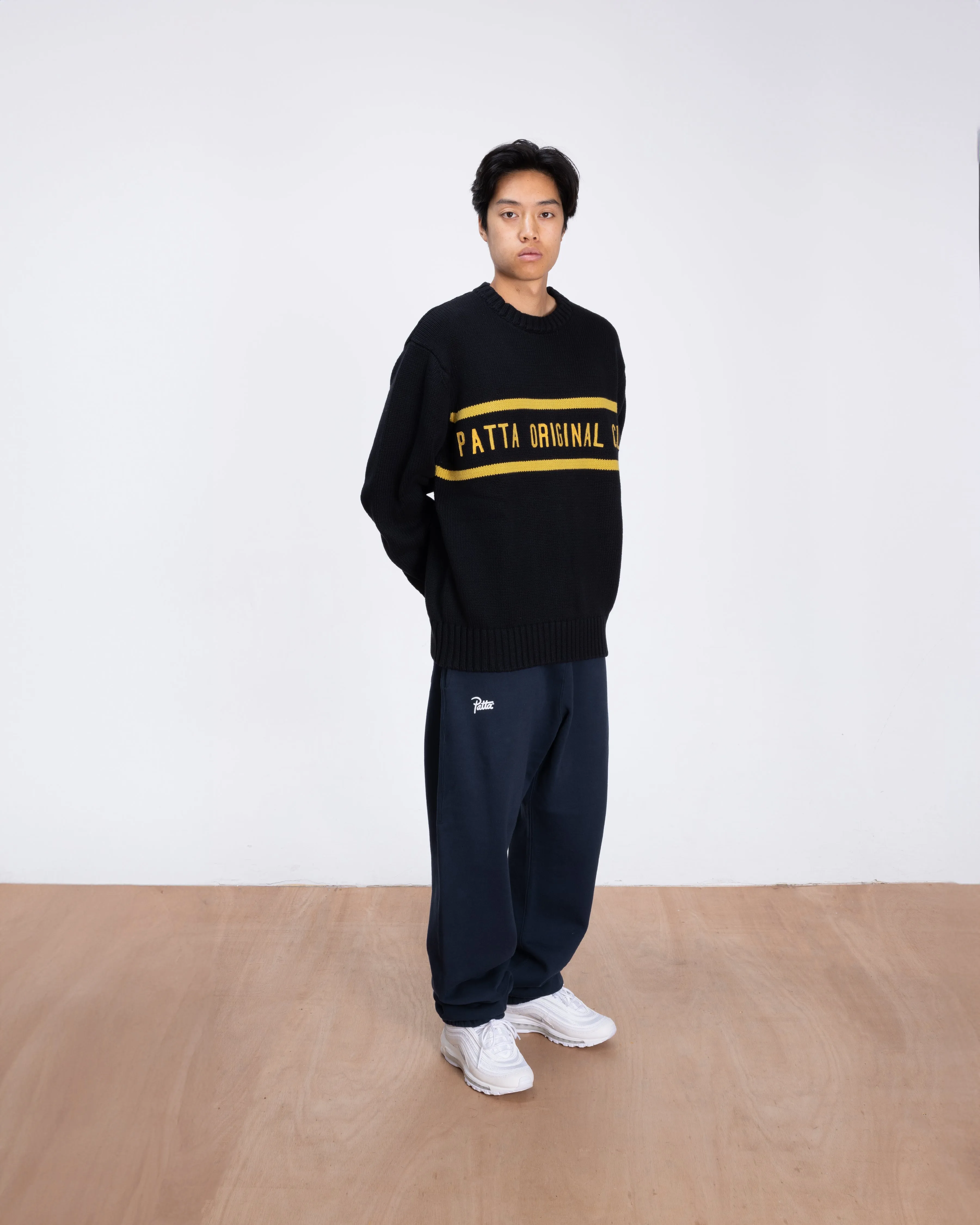 Patta Original Clothing Knitted Jumper (Black)