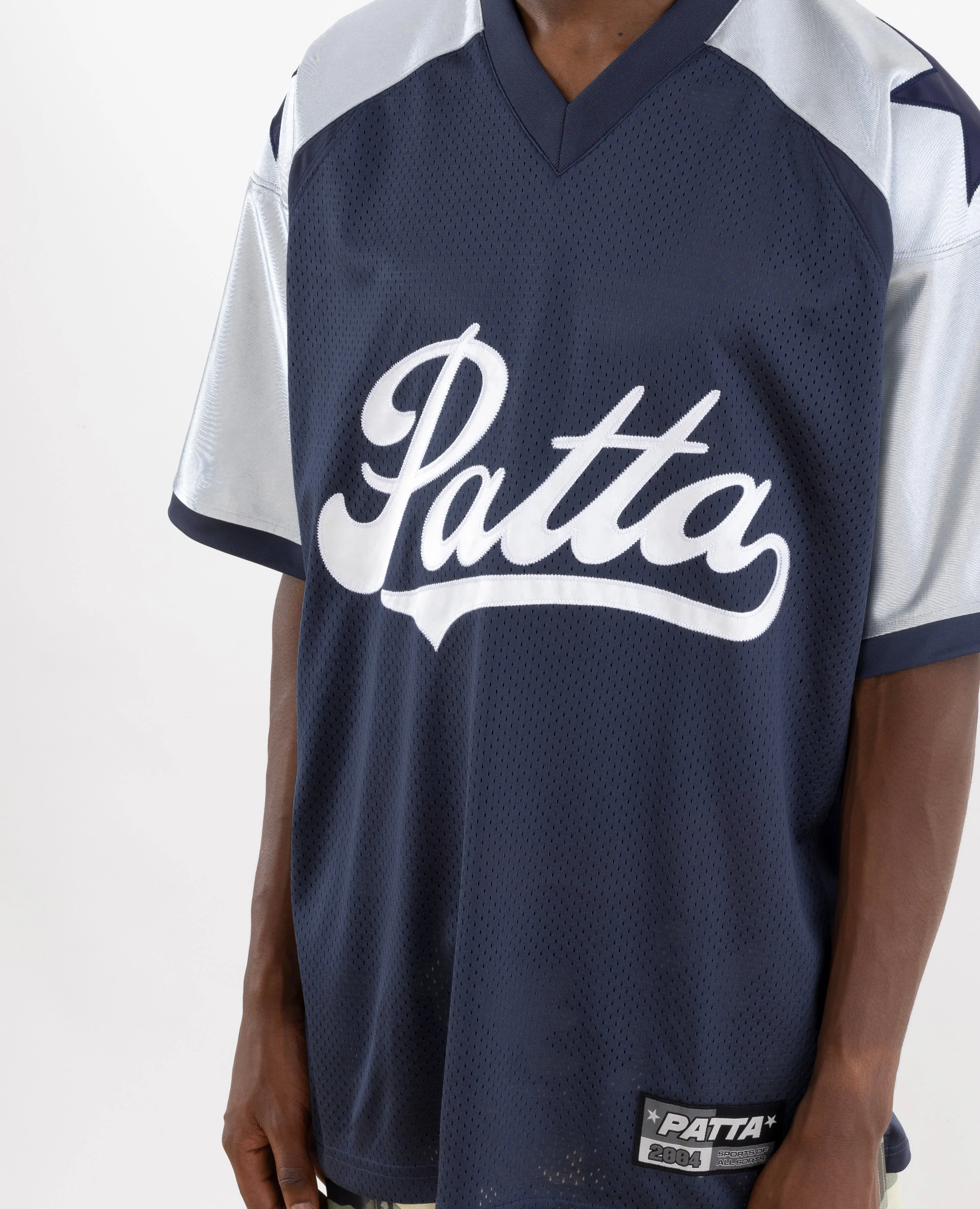 Patta Respect Football Jersey (Blue Nights/Pearl Blue)