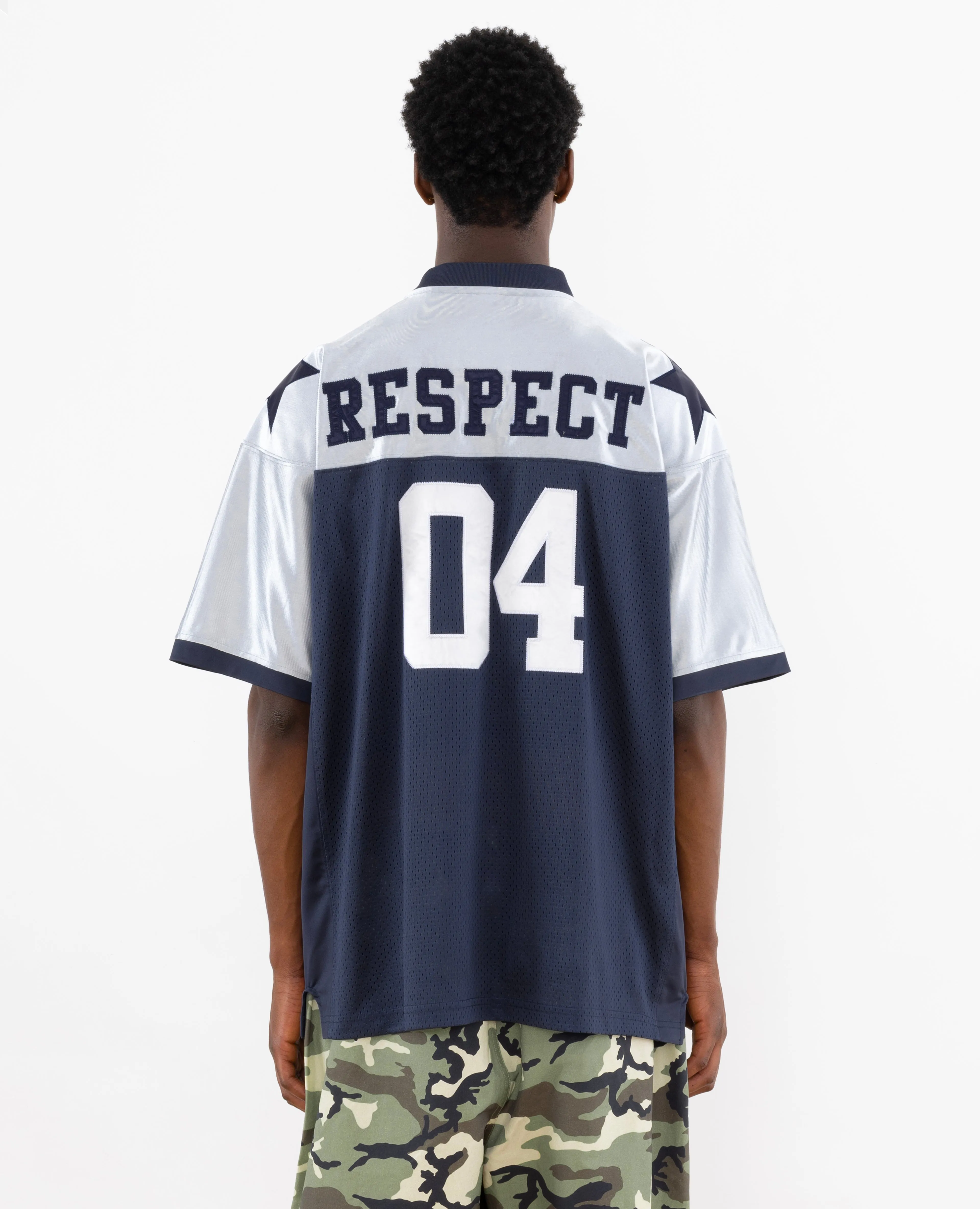 Patta Respect Football Jersey (Blue Nights/Pearl Blue)