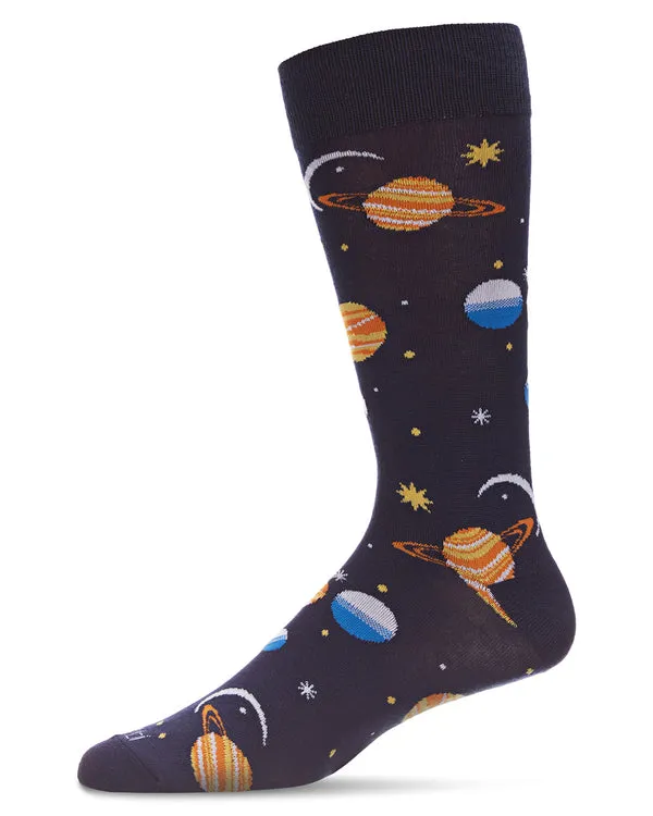 "Outerspace" Crew Bamboo Socks by Me Moí