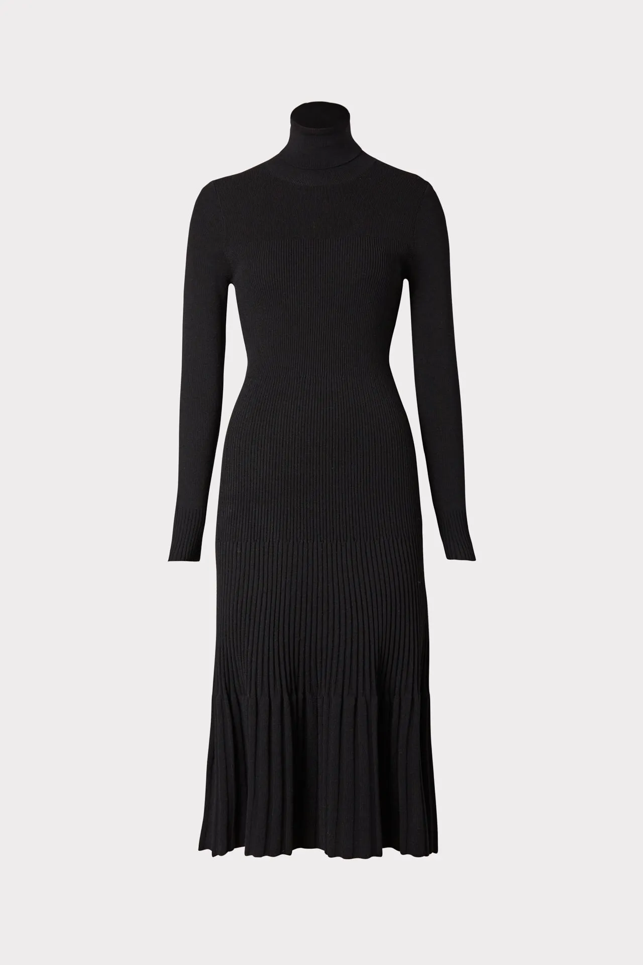 Rib Turtleneck Dress