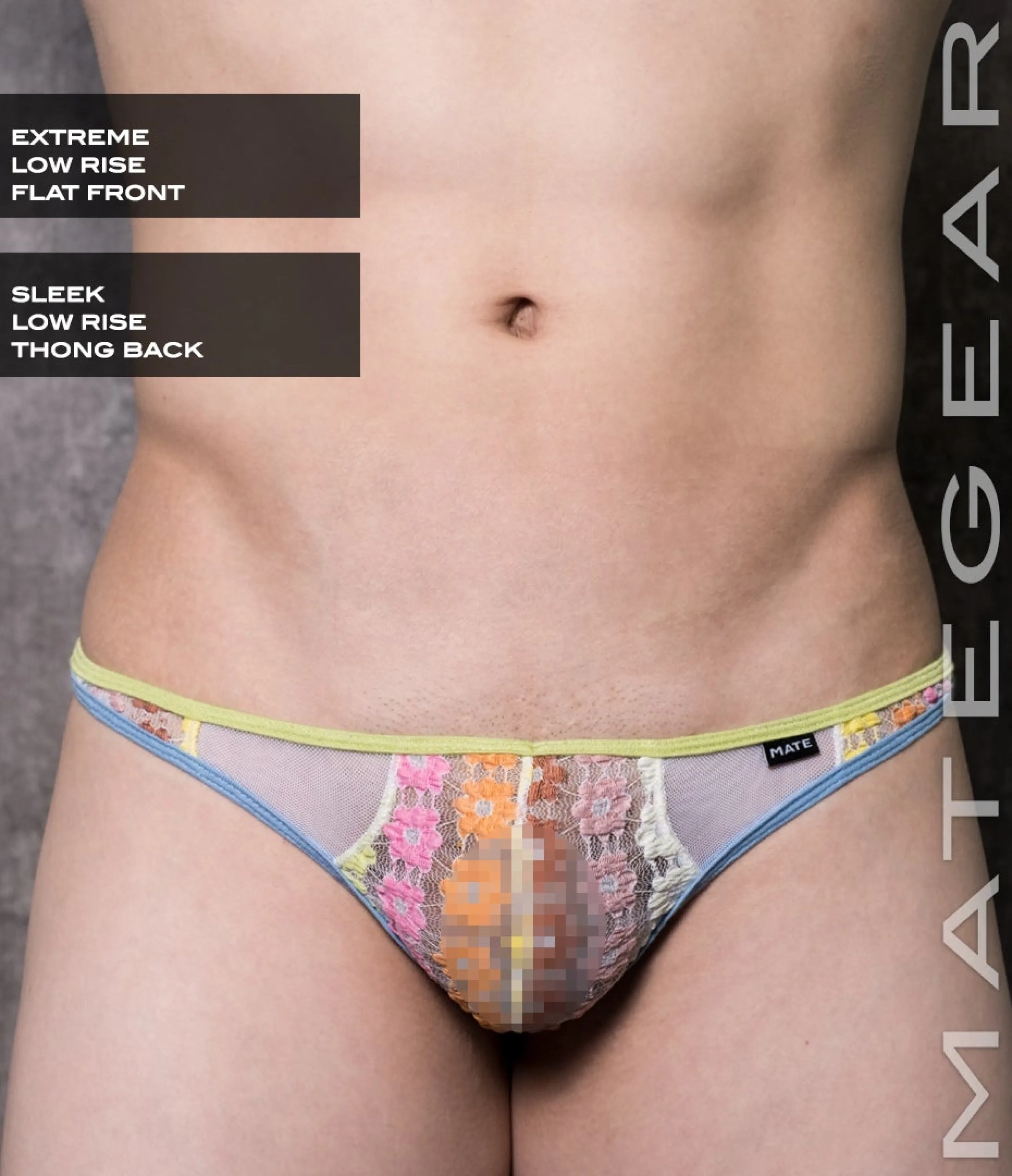 Sexy Mens Underwear Extremely Sexy Mini Thong - Sa Hyun (Flat Front)