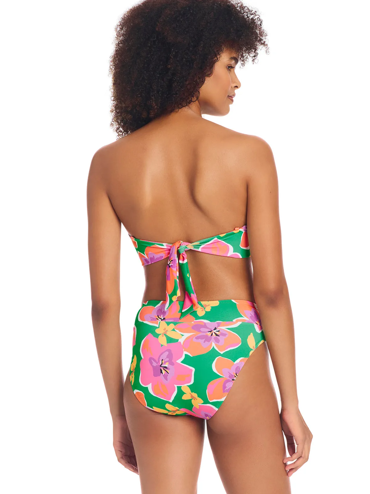 Super Bloom V-Wire Bandeau Bikini Top Multi