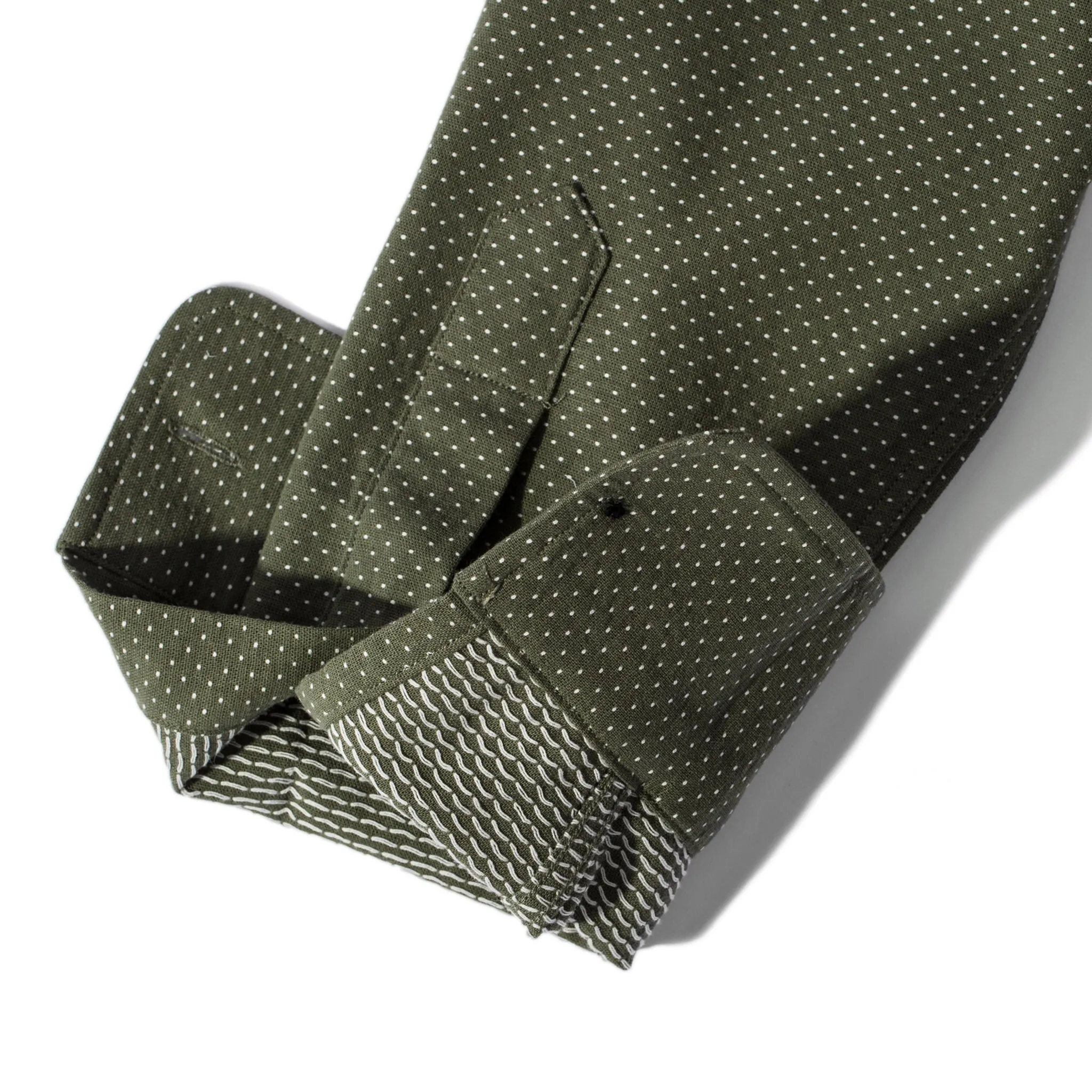 The California in Olive Jacquard