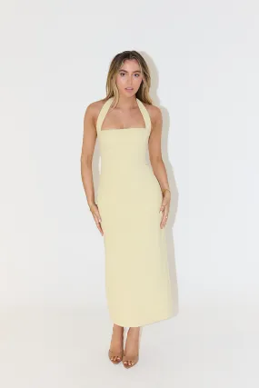 The Ultimate Muse Halter Neck Midi Dress