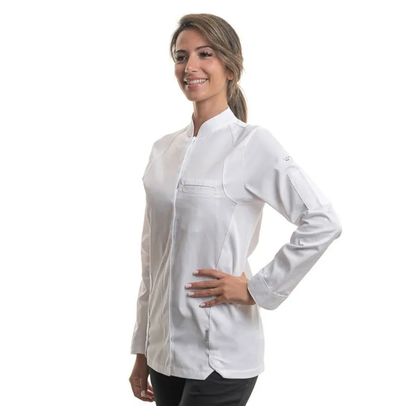 White Women Kitchen Coat - LAFONT