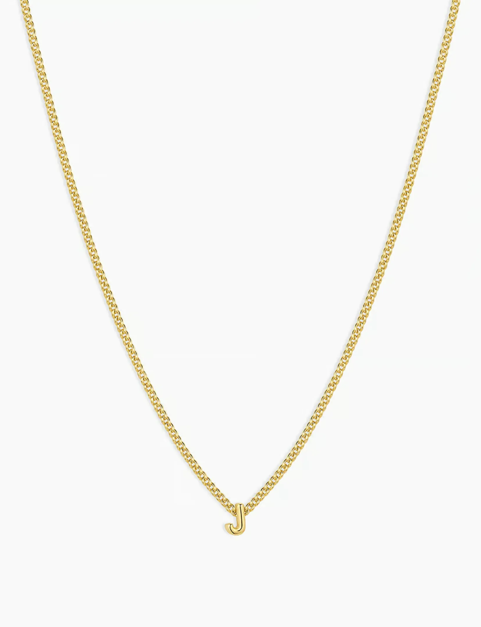 Wilder Mini Alphabet Necklace, Gold Plated