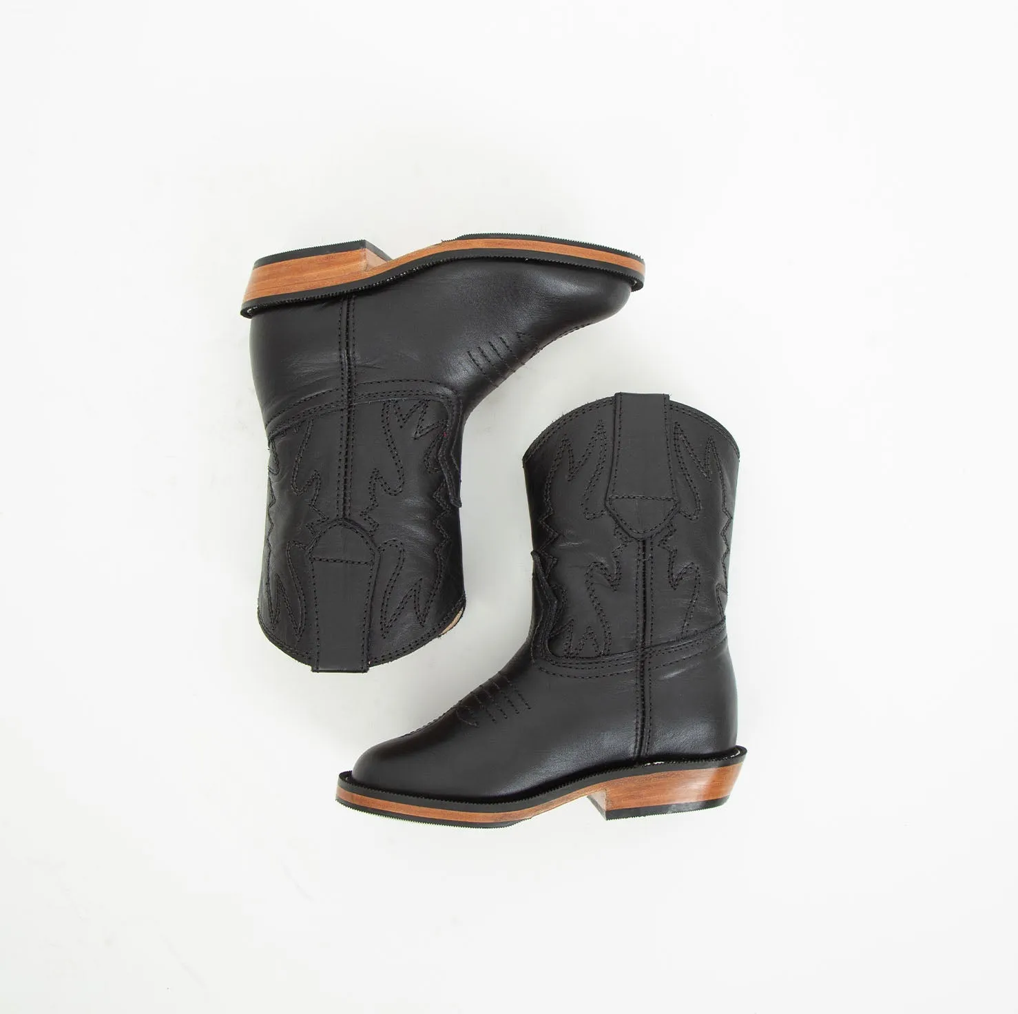 WMK2250 - Dirt Kickers Boots Black [Western Leather Boots]